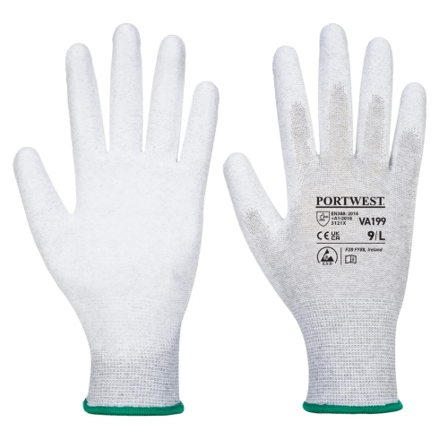 Rukavica Vending Antistatic PU Palm Siva M PORTWEST VA199G7RM