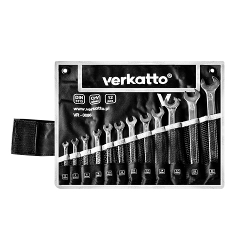 Komplet kombiniranih ključeva V-PLUS 12szt VERKATTO VR-0086