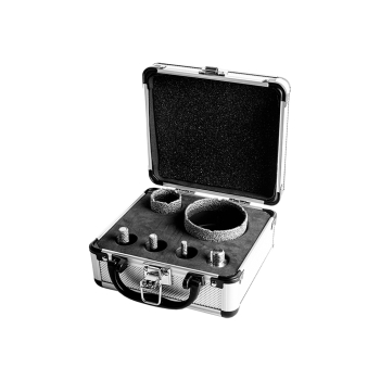 SET DIJAMANTNIH PILA ZA RUPE 6 kom. ADAPTER HEX / M14
OTWORNICA: 
6mm, 8mm,10mm, 35mm, 68mm VERKATTO VR-2898