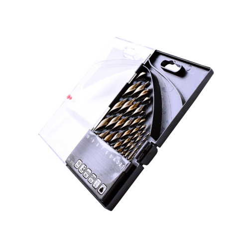 HSS Spiralna svrdla za čelik set 1–10mm x 1,0mm V-PLUS 10szt VERKATTO VR-3710 HSS Spiralna svrdla za čelik set 1–10mm x 1,0mm V-PLUS 10szt VERKATTO VR-3710