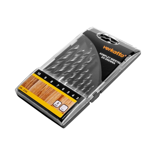 Set svrdla za drvo 3–10 mm 8szt VERKATTO VR-3724