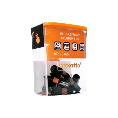 Bitovi BOX 10 kom PH1x25mm VERKATTO VR-3765
