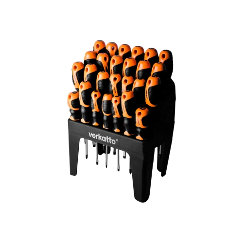 Komplet odvijača u plastičnom stalku 26szt VERKATTO VR-3859 Komplet odvijača u plastičnom stalku 26szt VERKATTO VR-3859