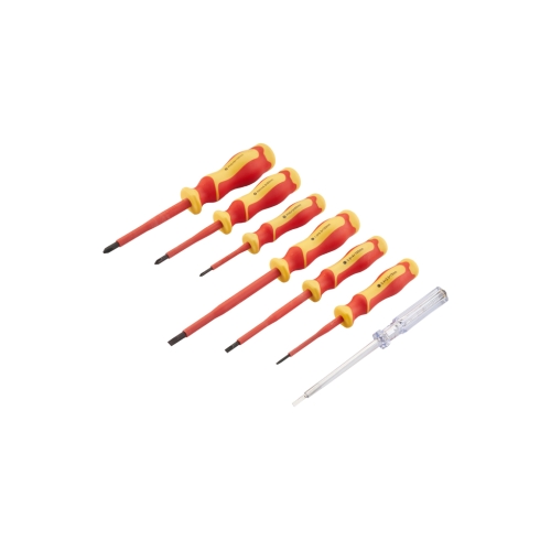 Izolirani odvijač VDE set 7szt VERKATTO VR-3901 Izolirani odvijač VDE set 7szt VERKATTO VR-3901