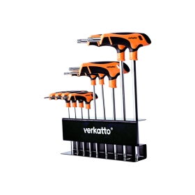 TORX komplet ključeva "T"-tip na metalnom stalku 9szt VERKATTO VR-3930