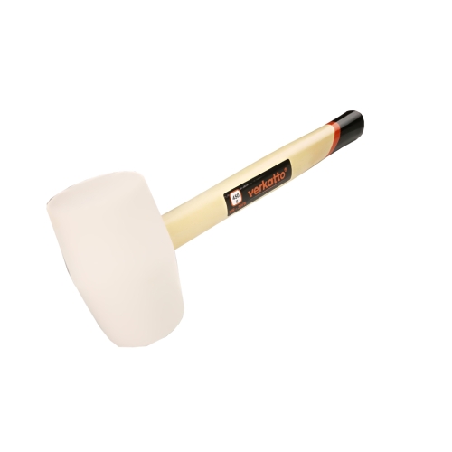 Bijeli gumeni čekić s drvenom drškom 680g VERKATTO VR-3977 Bijeli gumeni čekić s drvenom drškom 680g VERKATTO VR-3977