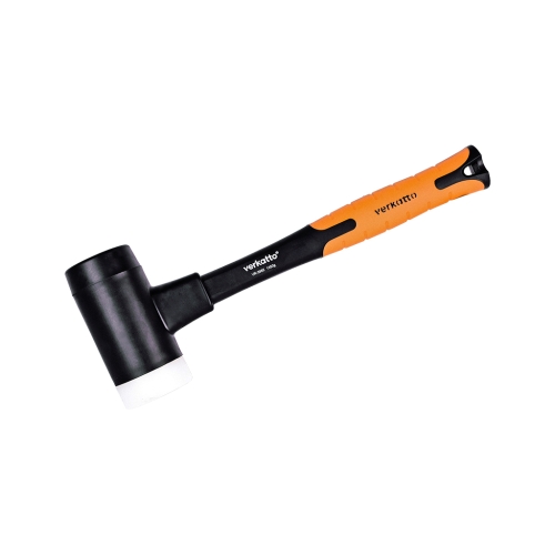 Čekić s plastično-gumenom glavom s ručkom od stakloplastike 1350g VERKATTO VR-3985 Čekić s plastično-gumenom glavom s ručkom od stakloplastike 1350g VERKATTO VR-3985