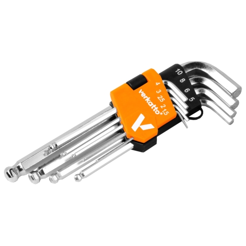 Dugačak set šesterokutnih ključeva 9szt VERKATTO VR-4173 Dugačak set šesterokutnih ključeva 9szt VERKATTO VR-4173