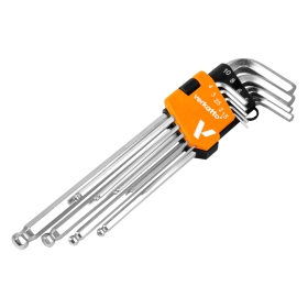 Ekstra dugačak komplet šesterokutnih ključeva 9szt VERKATTO VR-4174