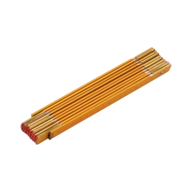 Drveni sklopivi metar žute boje 1m VERKATTO VR-4370