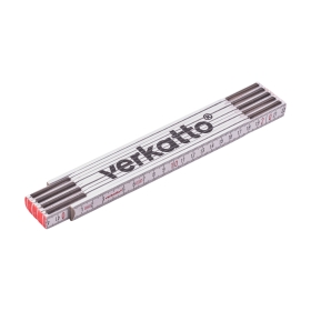 Drveni sklopivi metar bijele boje 1m VERKATTO VR-4372