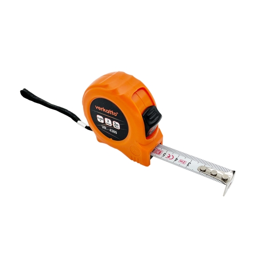 Mjerna traka, 2 koraka (6 kom u kutiji za izlaganje) 10m x 25mm VERKATTO VR-4384