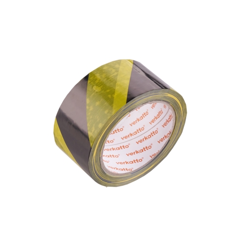 Traka upozorenja žuto-crna 50mm x 33m VERKATTO VR-5457