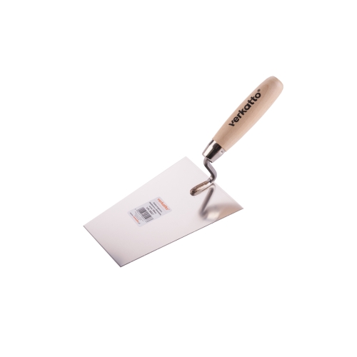 Žlica zidarska od nehrđajućeg čelika s drvenom ručkom 160mm VERKATTO VR-5596