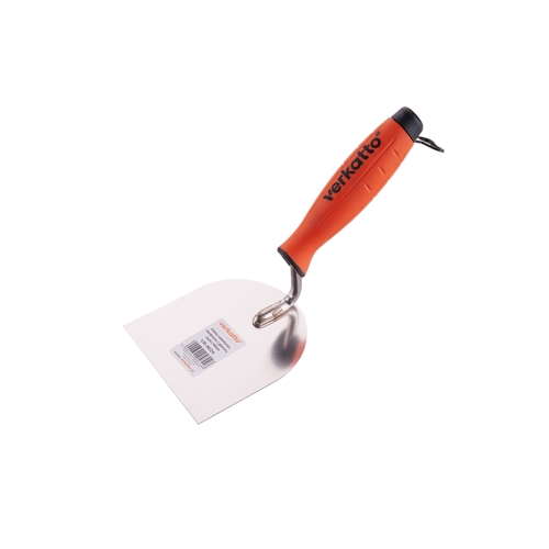 Žlica zidarska od nehrđajućeg čelika s gumenom ručkom 60mm VERKATTO VR-5622