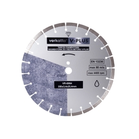 Segmentni dijamantni disk za beton V-PLUS 350x3.2x12x25.4mm VERKATTO VR-6064