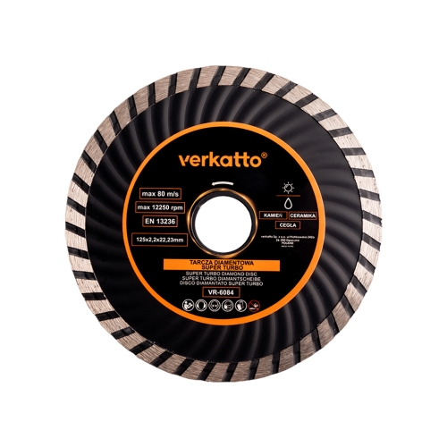 SUPER TURBO dijamantni disk 115x2.2x7.0x22.2mm VERKATTO VR-6083 SUPER TURBO dijamantni disk 115x2.2x7.0x22.2mm VERKATTO VR-6083
