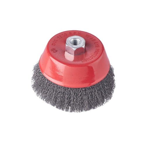 Žičana četka za brusilicu M14, prešana žica 120mm VERKATTO VR-6124