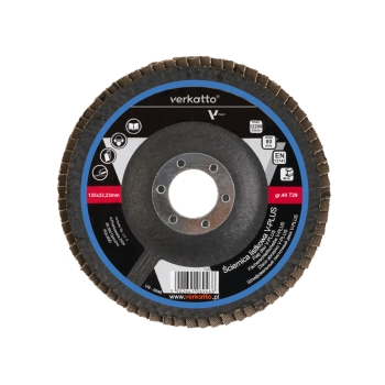 Lamel disk za metal V-PLUS 125mm gr.80 VERKATTO VR-6948