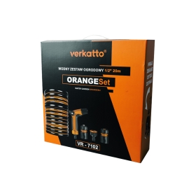 SET ZA ZALIJEVANJE VRTNI SET 1/2" 30m NARANČASTI  VERKATTO VR-7103