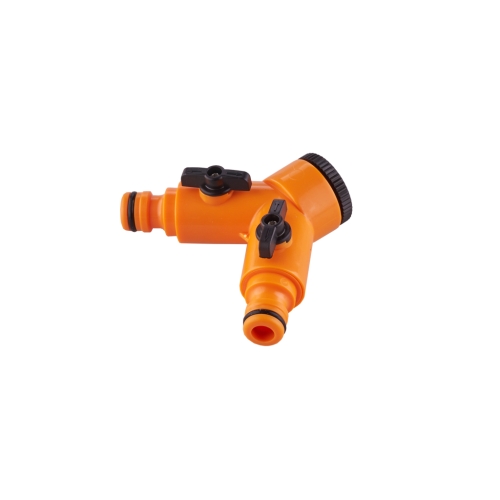 Dvostruka spojnica s adapterom za isključivanje i slavinu 3/4” (1/2”) VERKATTO VR-7211