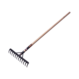 Ojačane grablje s 14 zuba s drvenom ručkom 1300 mm  VERKATTO VR-7437
