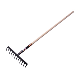 Grablje s 14 zuba s drvenom ručkom 1300 mm  VERKATTO VR-7441