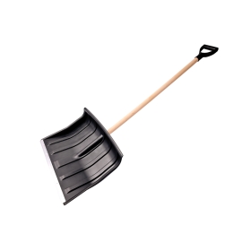 Lopata za snijeg crna s drvenom drškom  VERKATTO VR-7492