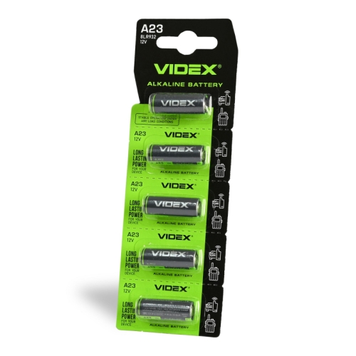 Alkalna baterija VIDEX A23/E23A 5pcs BLISTER CARD 