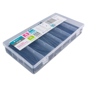 Set termoskupljajućih cijevi 10 cm, 100 kom, crne boje DPM ET100