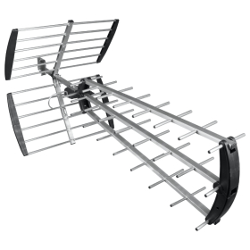 DVB-T / DVB-T2 usmjerena antena, UHF, 38 elemenata, 17 dB, pojačalo 24 dB, LTE filter, kartonska kutija DPM HN62NWZ