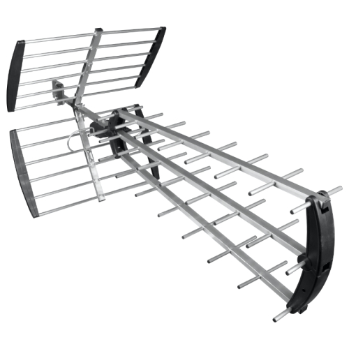 DVB-T / DVB-T2 usmjerena antena, UHF, 38 elemenata, 17 dB, pojačalo 24 dB, LTE filter, kartonska kutija DPM HN62NWZ