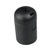 Grlo za žarulju E27 termoplastika crno DPM BME2703B