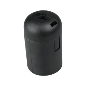 Grlo za žarulju E27 termoplastika crno DPM BME2703B