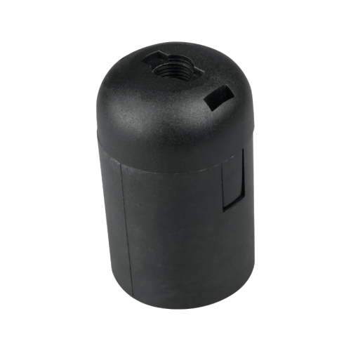 Grlo za žarulju E27 termoplastika crno DPM BME2703B