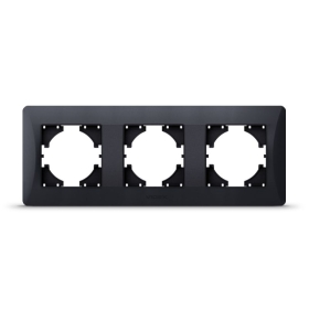 Okvir trostruki horizontalni crno grafit VIDEX BINERA 