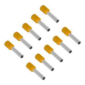 Izolirani konektor s bakrenom čahurom 8 mm, 4 mm2, narančasti, 10 kom. DPM BMR1-0400-10