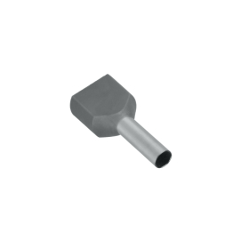 Dvostruko izolirani konektor s bakrenom čahurom 8 mm, 2,5 mm2, sivi, 10 kom. DPM BMR2-0250-10