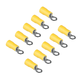 Izolirani prstenasti konektor, M4, 6 mm2, žuti, 10 kom. DPM BMR3-0600-M4