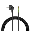 Kabel za kućanske uređaje, s kutnim utikačem, 3 x 1 mm2, crni, 5 m DPM DIC4150
