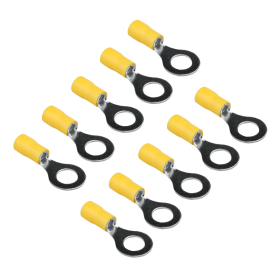 Izolirani prstenasti konektor, M8, 6 mm2, žuti, 10 kom. DPM BMR3-0600-M8