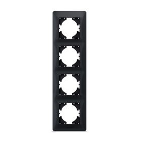 Okvir četverostruki vertikalni crno grafit VIDEX BINERA 