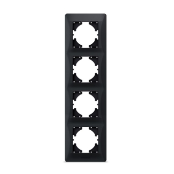 Okvir četverostruki vertikalni crno grafit VIDEX BINERA 