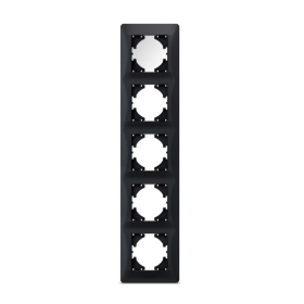 Okvir peterostruki vertikalni crno grafit VIDEX BINERA 