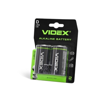 Alkalna baterija VIDEX LR20/D 2pcs BLISTER CARD 