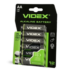 Alkalna baterija VIDEX LR6/AA 12pcs BLISTER 
