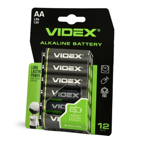 Alkalna baterija VIDEX LR6/AA 12pcs BLISTER 