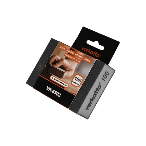 Brusna spužva 68x100x25mm gr.120 VERKATTO VR-6304 Brusna spužva 68x100x25mm gr.120 VERKATTO VR-6304