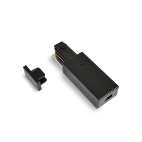 Završni konektor za 1-faznu šinsku rasvjetu VIDEX Crno 