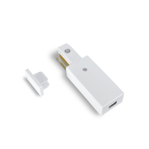 Završni konektor za 1-faznu šinsku rasvjetu VIDEX bijelo 